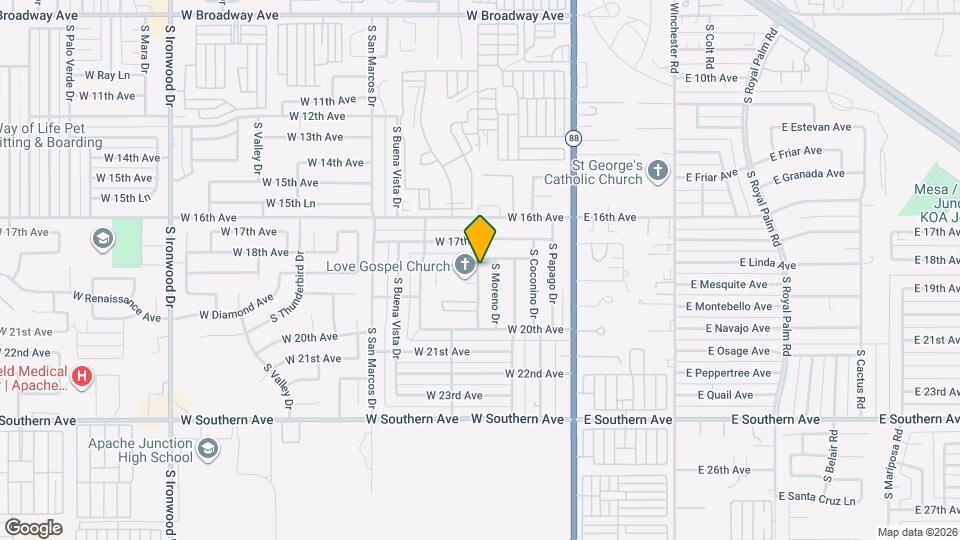 1801 S Plaza Dr Map and Location Details