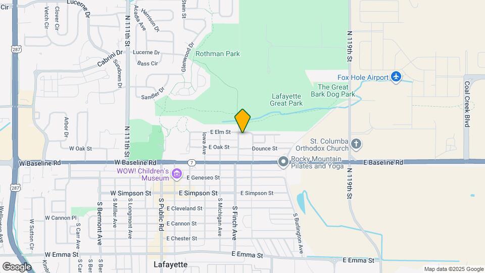 454 N Finch Ave Map and Location Details