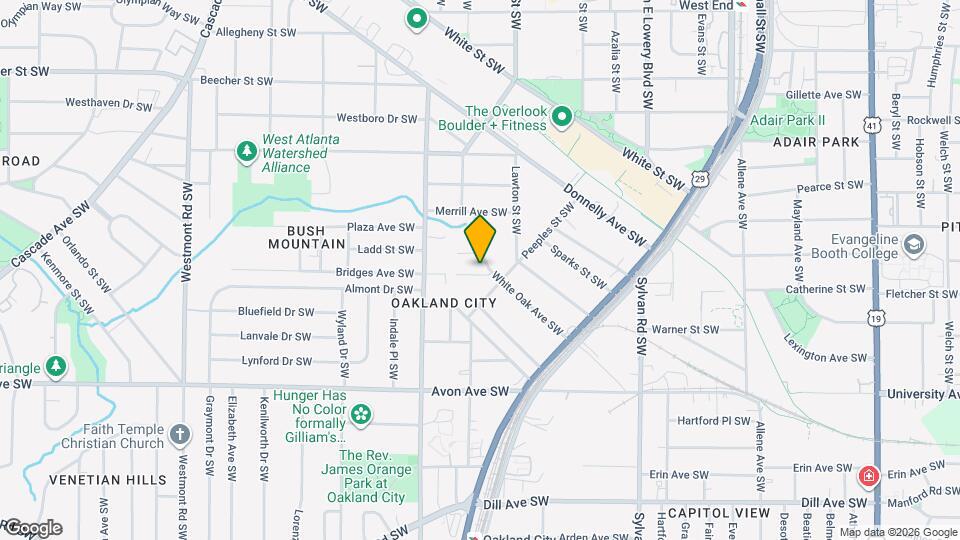 1137 White Oak Ave SW Map and Location Details