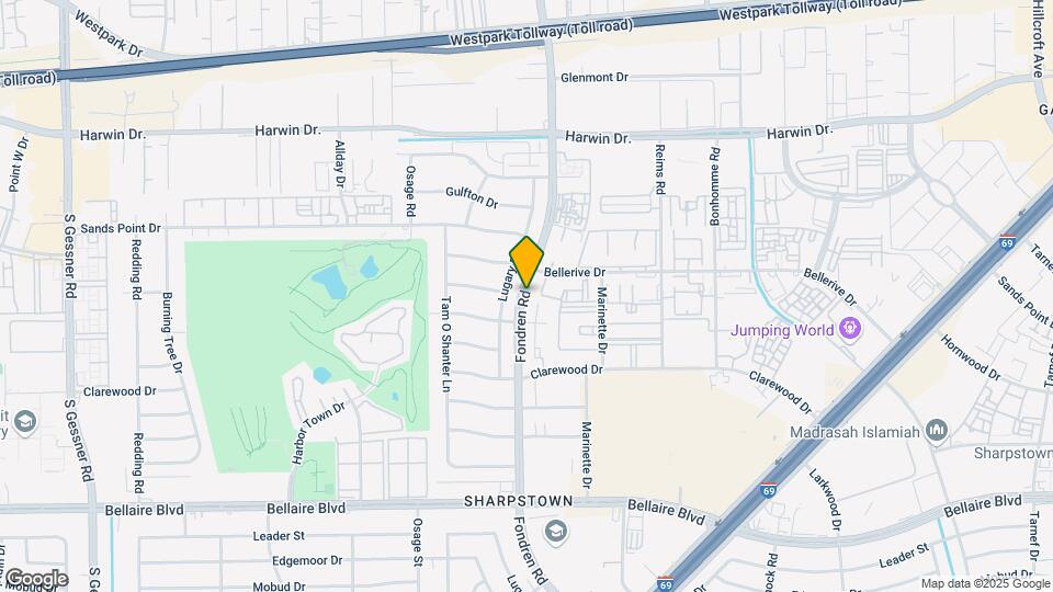 6201 Fondren Rd Map and Location Details