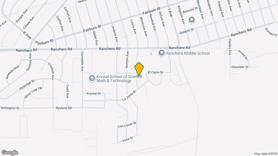 7095 Lyons Ave Map and Location Details