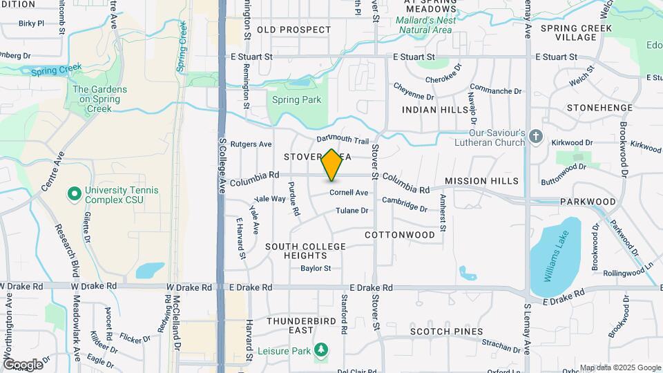 500 Cornell Ave Map and Location Details