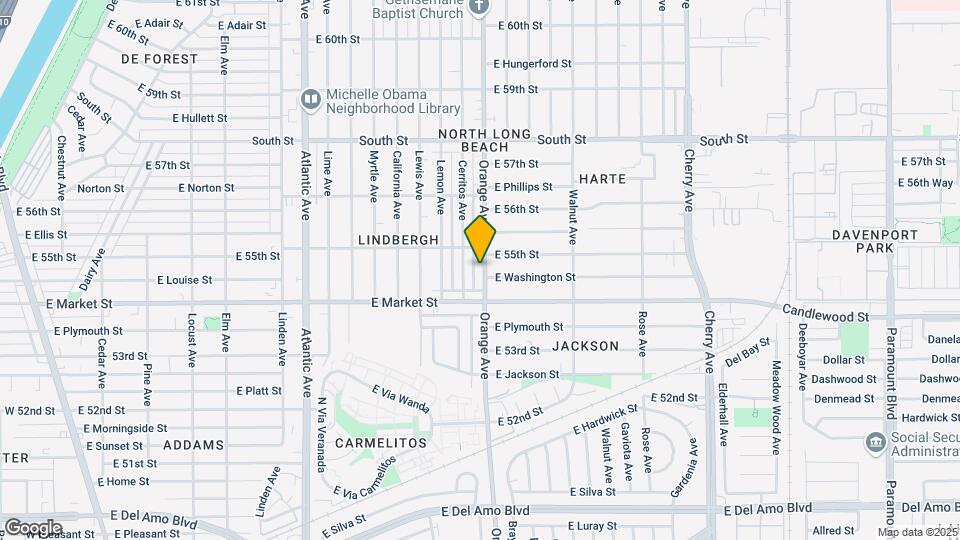 5461 Orange Ave Mapa y Detalles de la Ubicación