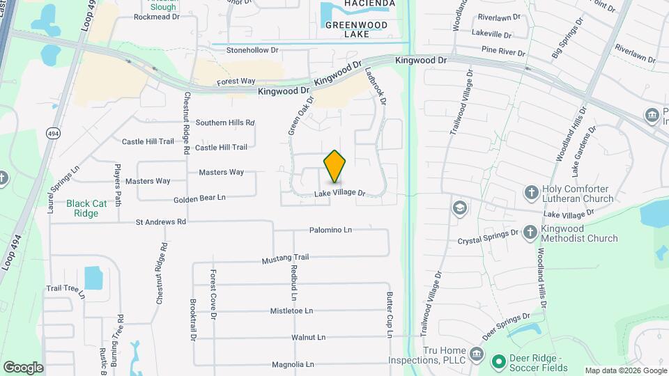 1606 Blossom Creek Ct Map and Location Details