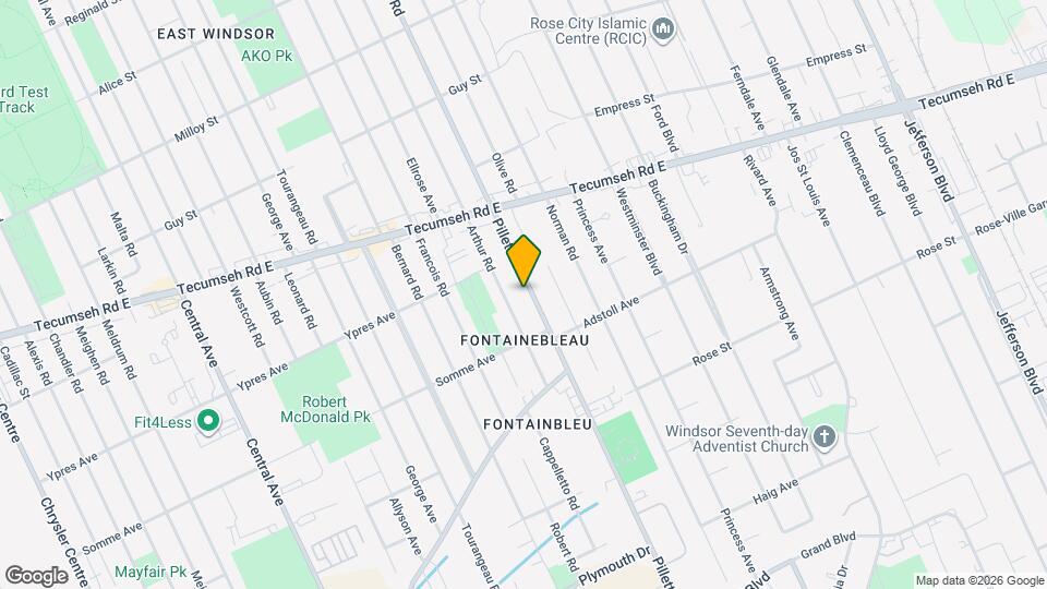 2455 Pillette Rd Map and Location Details