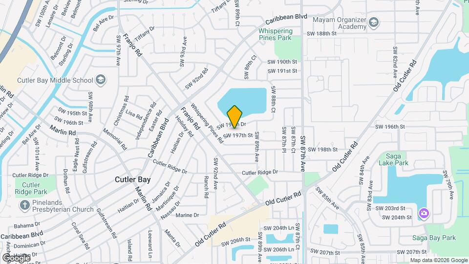 9001 SW 197th St Map and Location Details