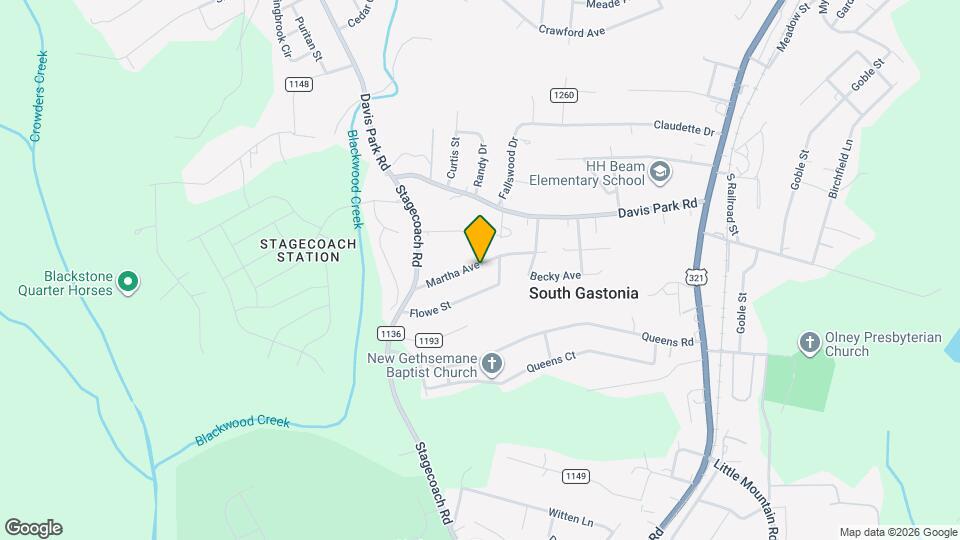 607 Martha Ave Map and Location Details