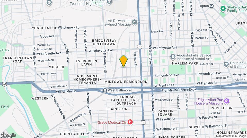 2041 Harlem Ave Mapa y Detalles de la Ubicación