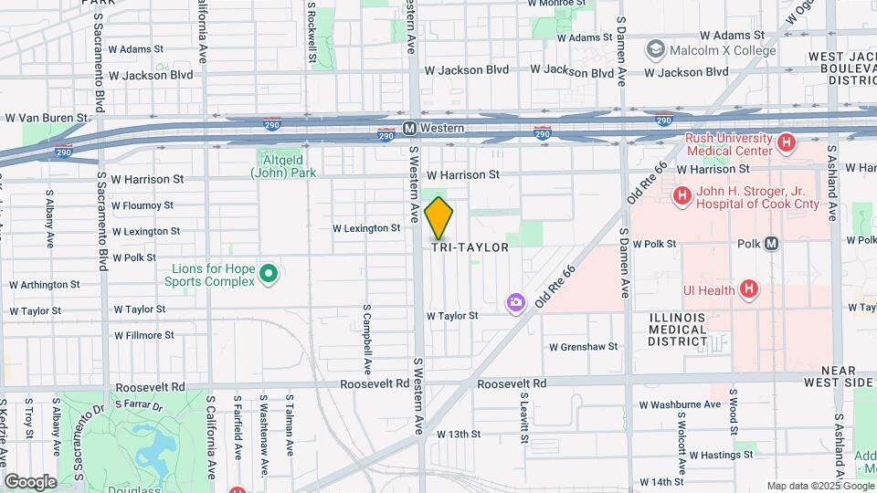 2344 W Polk St Map and Location Details