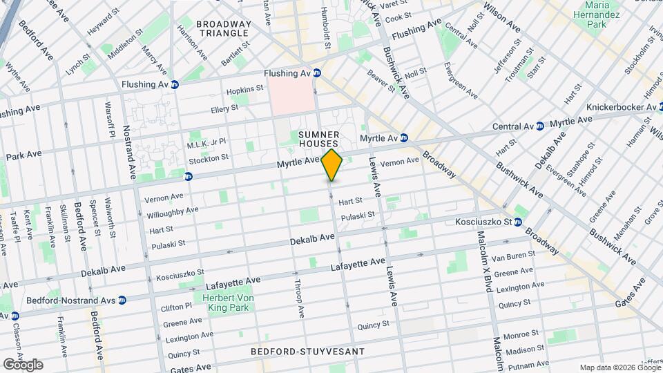 107A Marcus Garvey Blvd Mapa y Detalles de la Ubicación