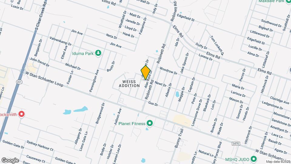 4401 Alan Kent Dr Map and Location Details