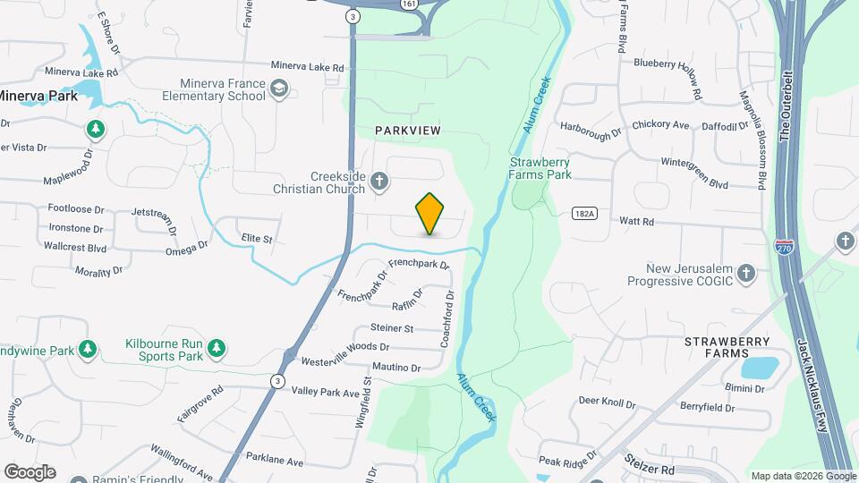 3539 Westbay Dr Map and Location Details