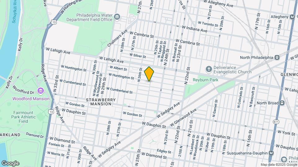 2548 N 25th St Map and Location Details
