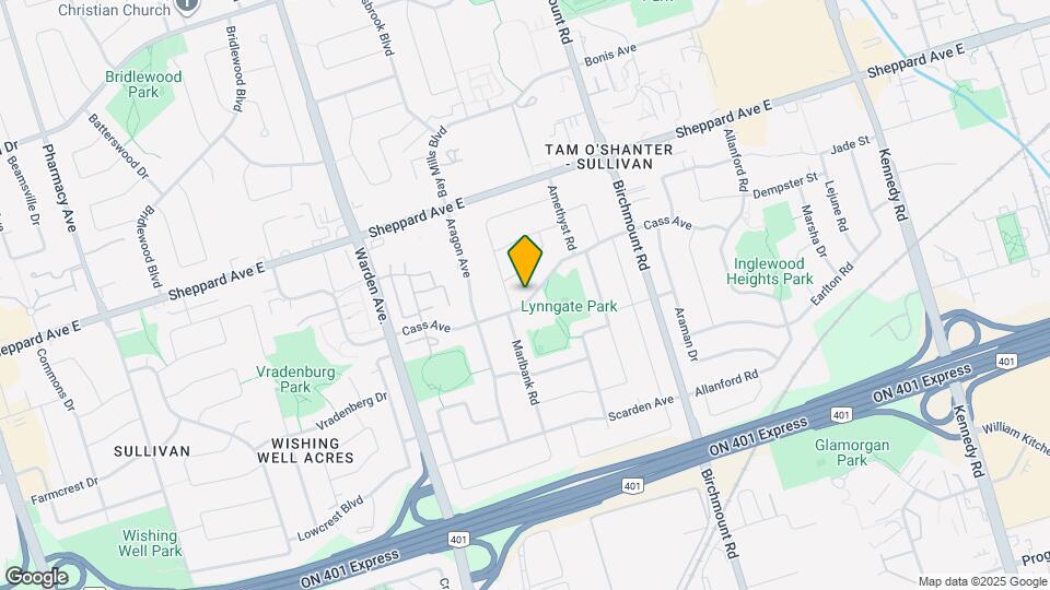 126 Cass Ave Map and Location Details