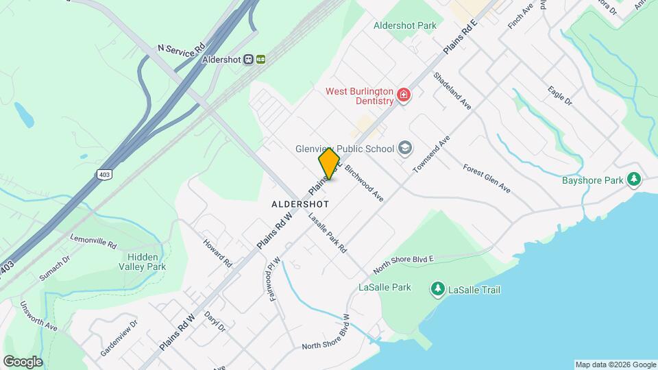 46 Plains Rd E Map and Location Details