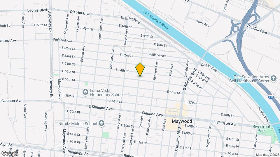 5418 Gifford Ave Mapa y Detalles de la Ubicación
