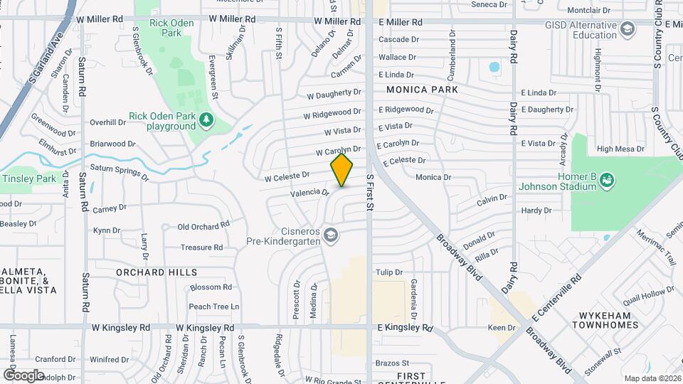 206 Valencia Dr Map and Location Details