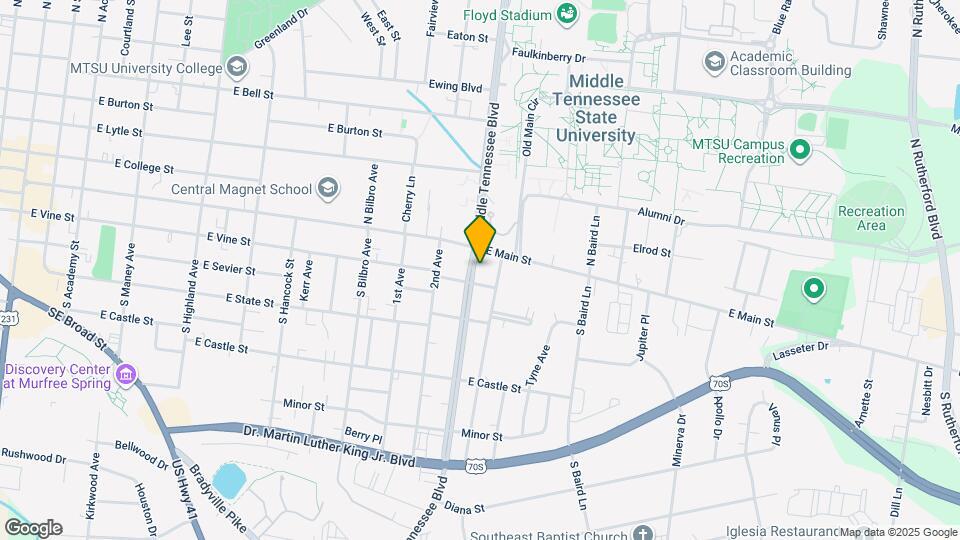 2118 Middle Tennessee Blvd Map and Location Details