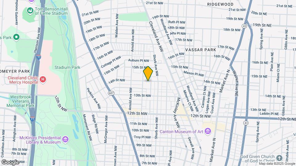 1008 14th St NW Map and Location Details