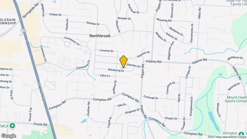 2946 Windsong Dr Map and Location Details