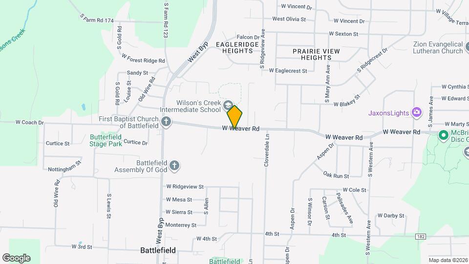 4018 W Weaver Rd Map and Location Details