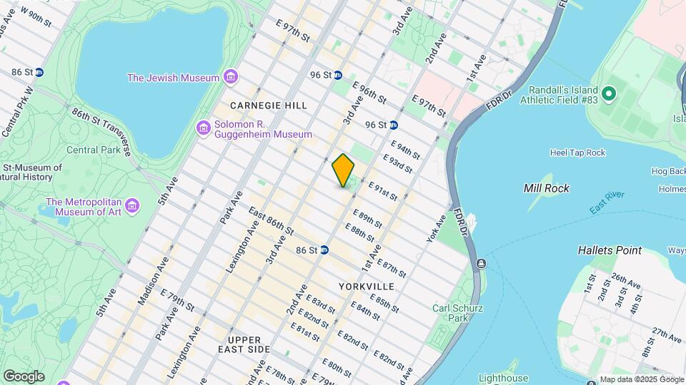 244-246 E 90th St Mapa y Detalles de la Ubicación