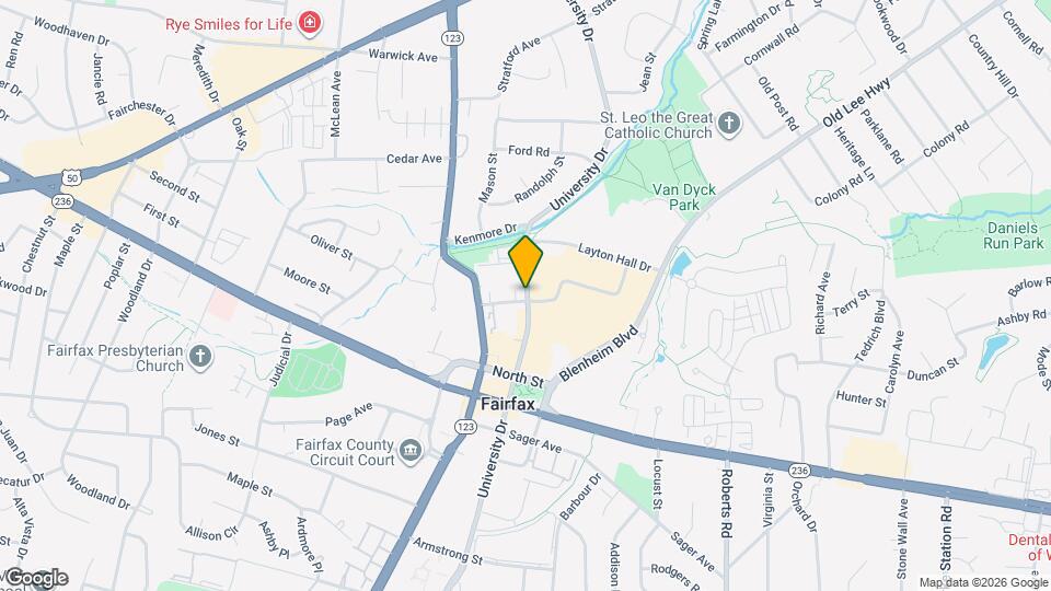 3898 University Dr Map and Location Details