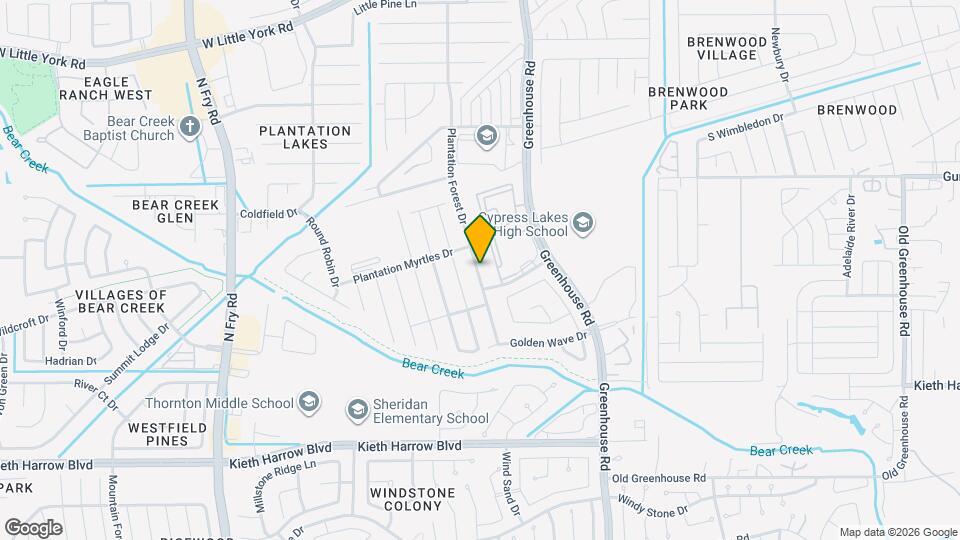 5554 Plantation Forest Dr Map and Location Details