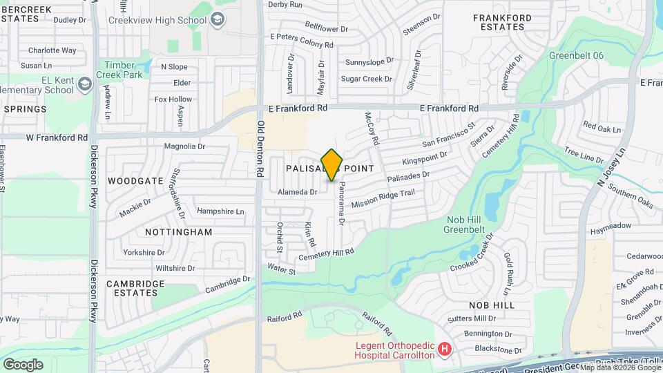 2906 Menlo Park Ln Map and Location Details