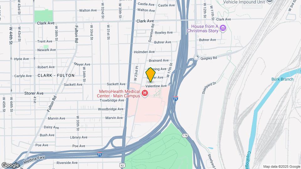 2002 Valentine Ave Map and Location Details