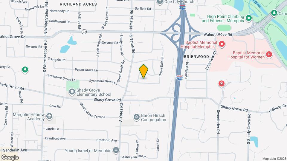 5668 Sycamore Grove Ln Map and Location Details