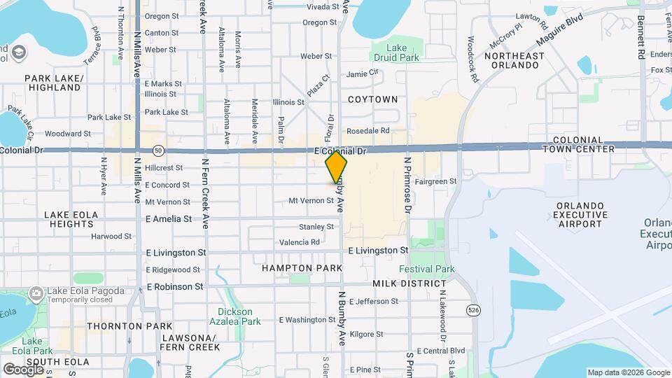 2316 E Concord St Map and Location Details