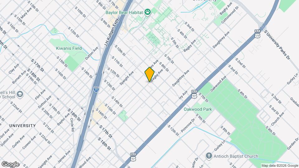 1801 S 10th St Map and Location Details