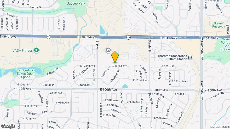 2569 E 102nd Ave Map and Location Details