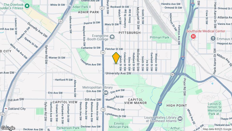 1160 Mayland Cir SW Map and Location Details