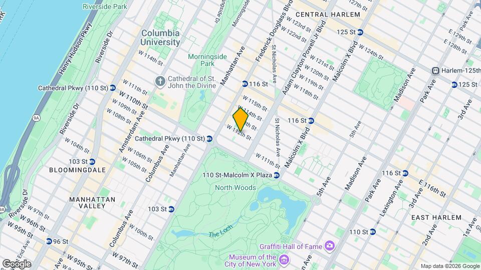 230 W 112th St Map and Location Details