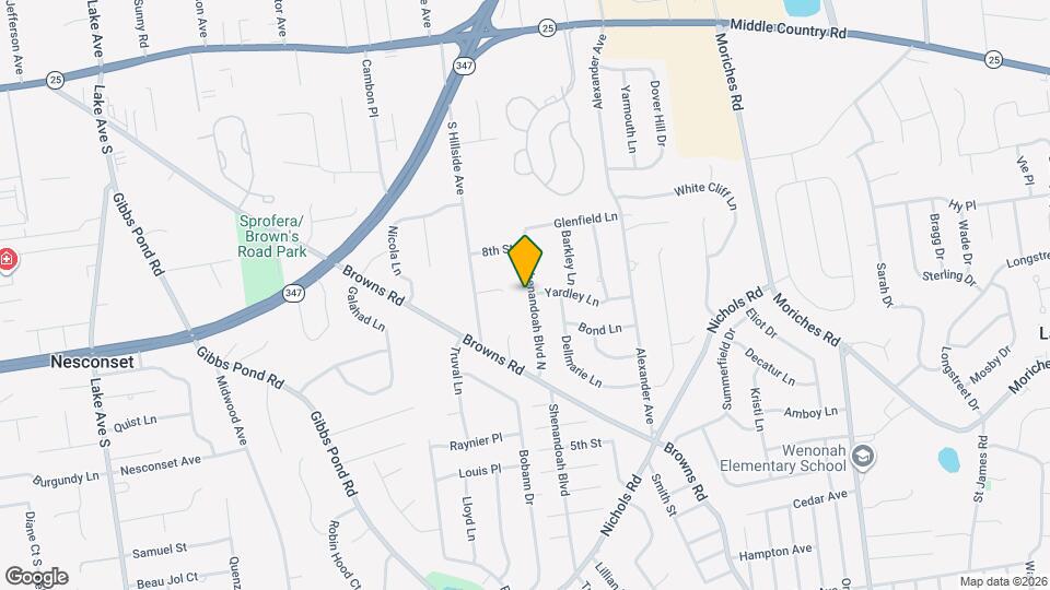 122 Shenandoah Blvd N Map and Location Details