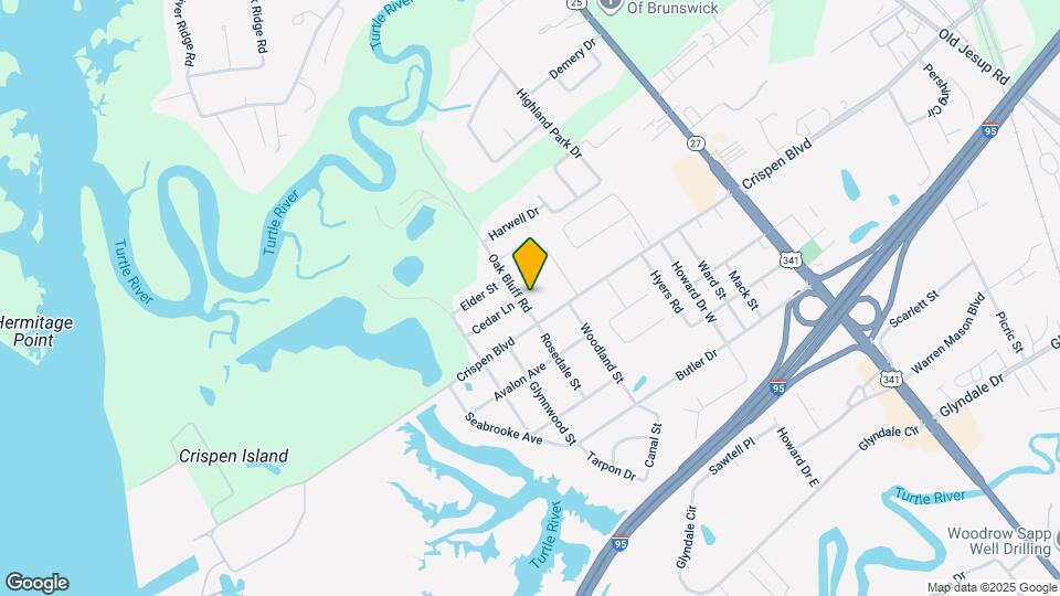 709 Oak Bluff Rd Map and Location Details