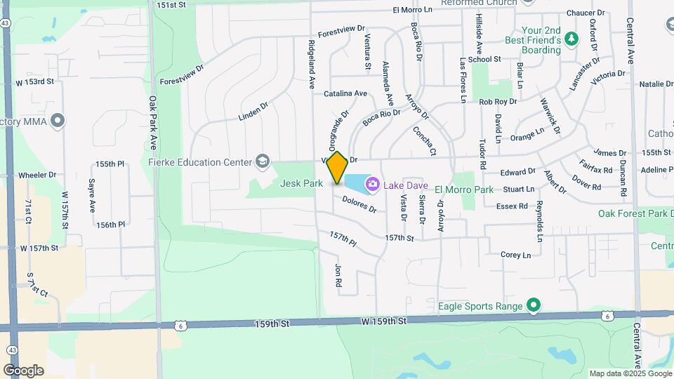 15529 Orogrande Dr Map and Location Details