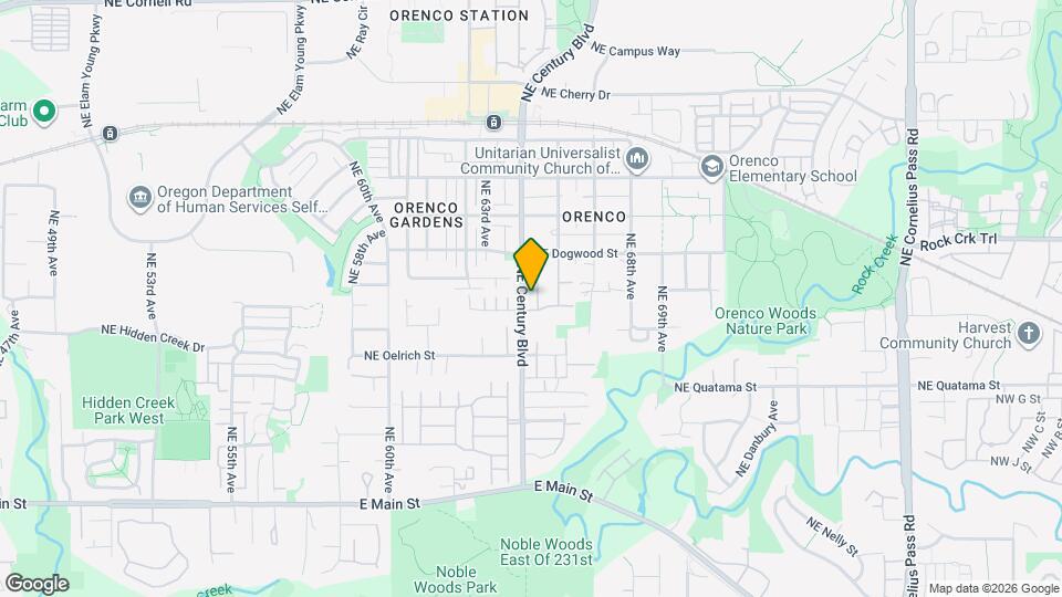727 NE 65th Ct Map and Location Details