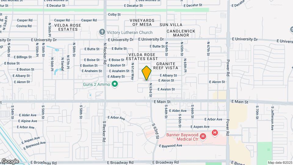 64 N 63rd St Map and Location Details