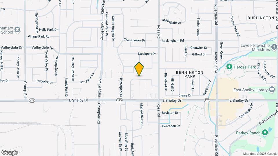 6610 Shaker Ln Map and Location Details