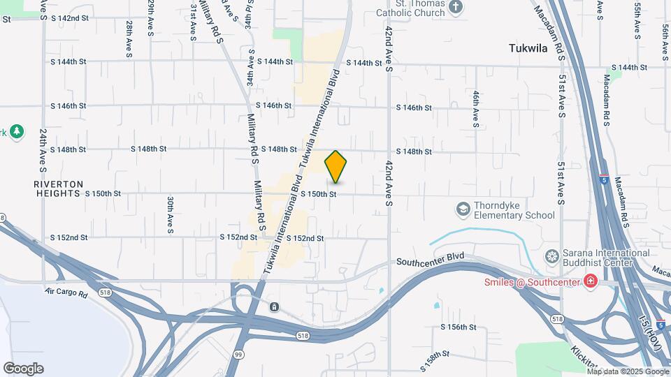 3814 S 150th St Map and Location Details