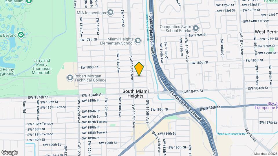 11600 SW 181st Ter Map and Location Details
