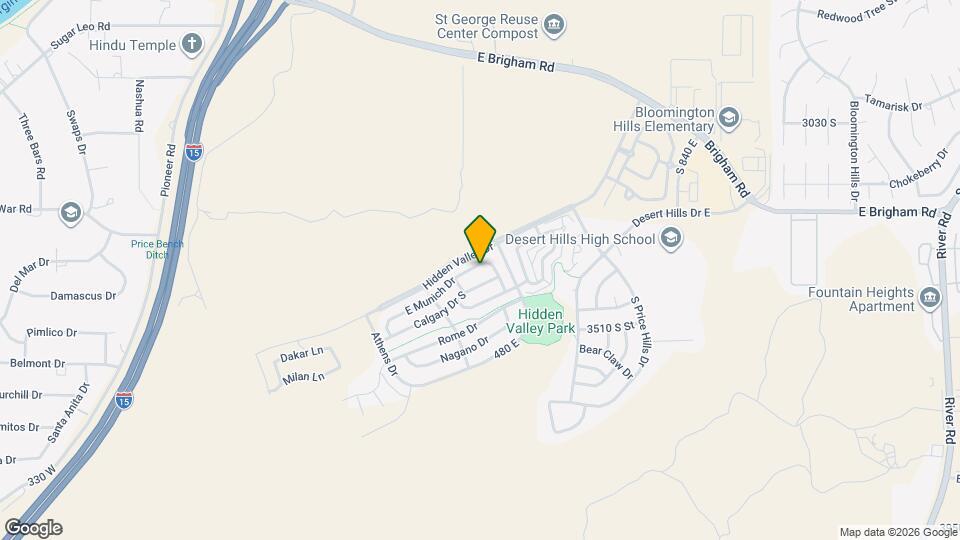 382 E Munich Dr Map and Location Details