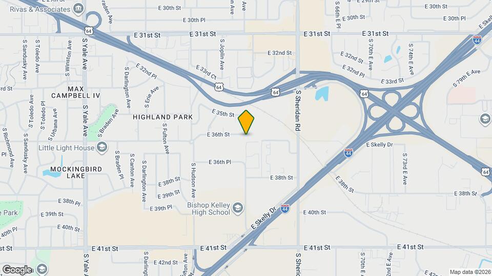 5966 E 36th St Map and Location Details