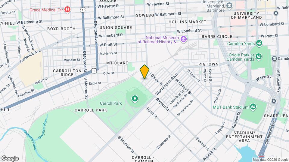 1345 Herkimer St Mapa y Detalles de la Ubicación