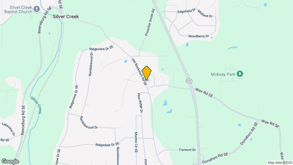 1027 Old Rockmart Rd SE Map and Location Details