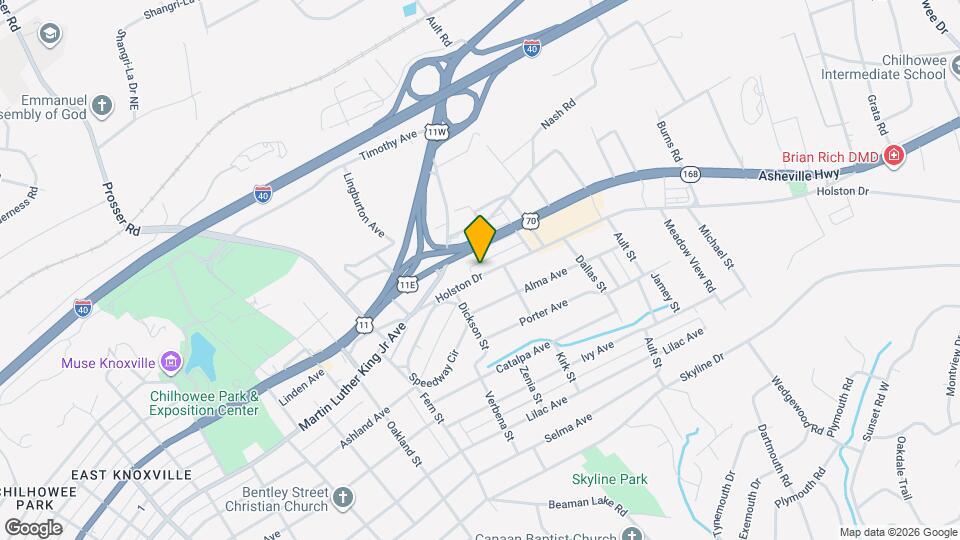 4129 Holston Dr Map and Location Details