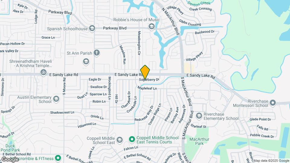 913 Sugarberry Dr Map and Location Details